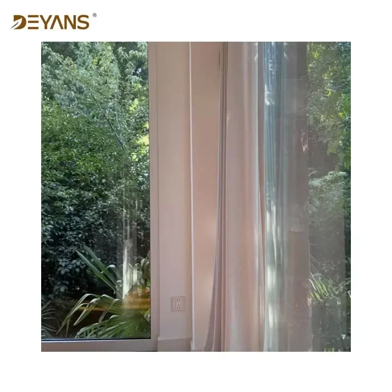 Natural Wood Effect Picture Windows, Large Glass Panels with Low Maintenance, Ideal for High Humidity Open Plan Living 5