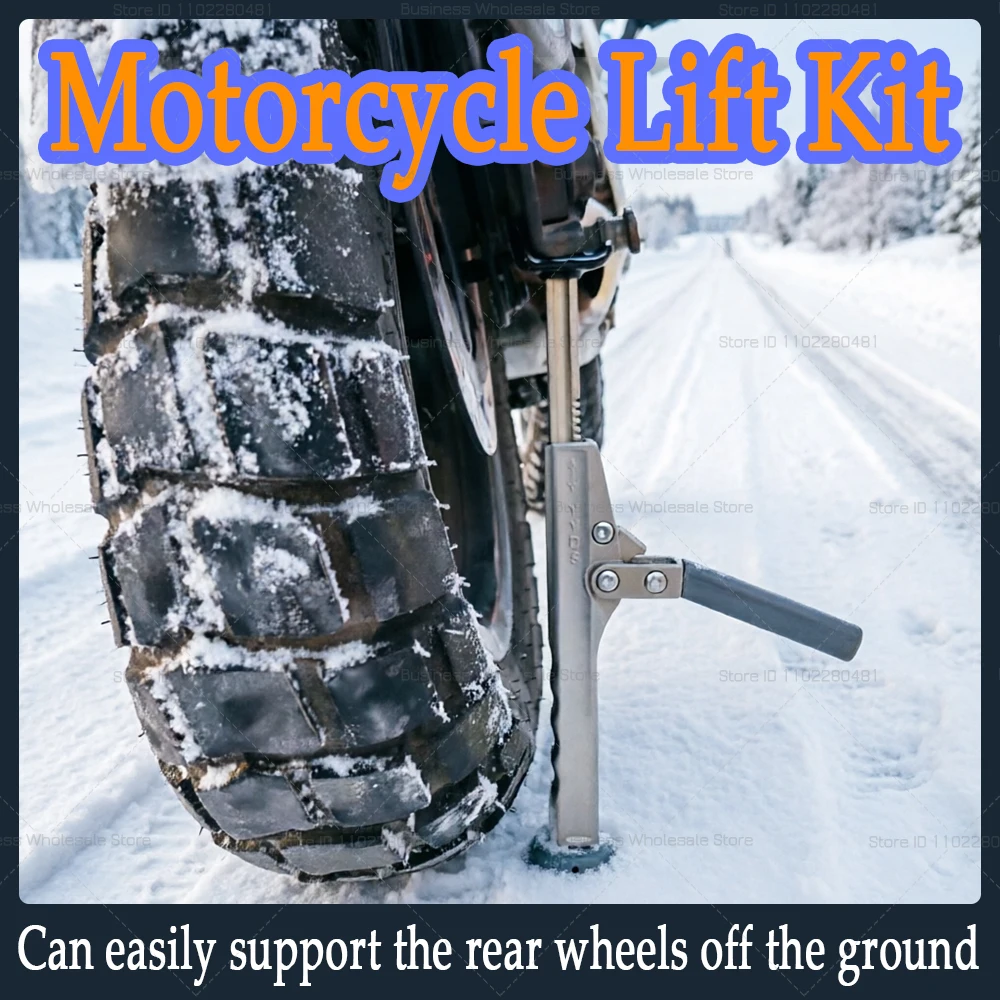 2026-portable-stainless-steel-motorcycle-lift-kit-for-clean-adjust-the-chain-ratchet-lifting-structure-quick-lifting-lowering