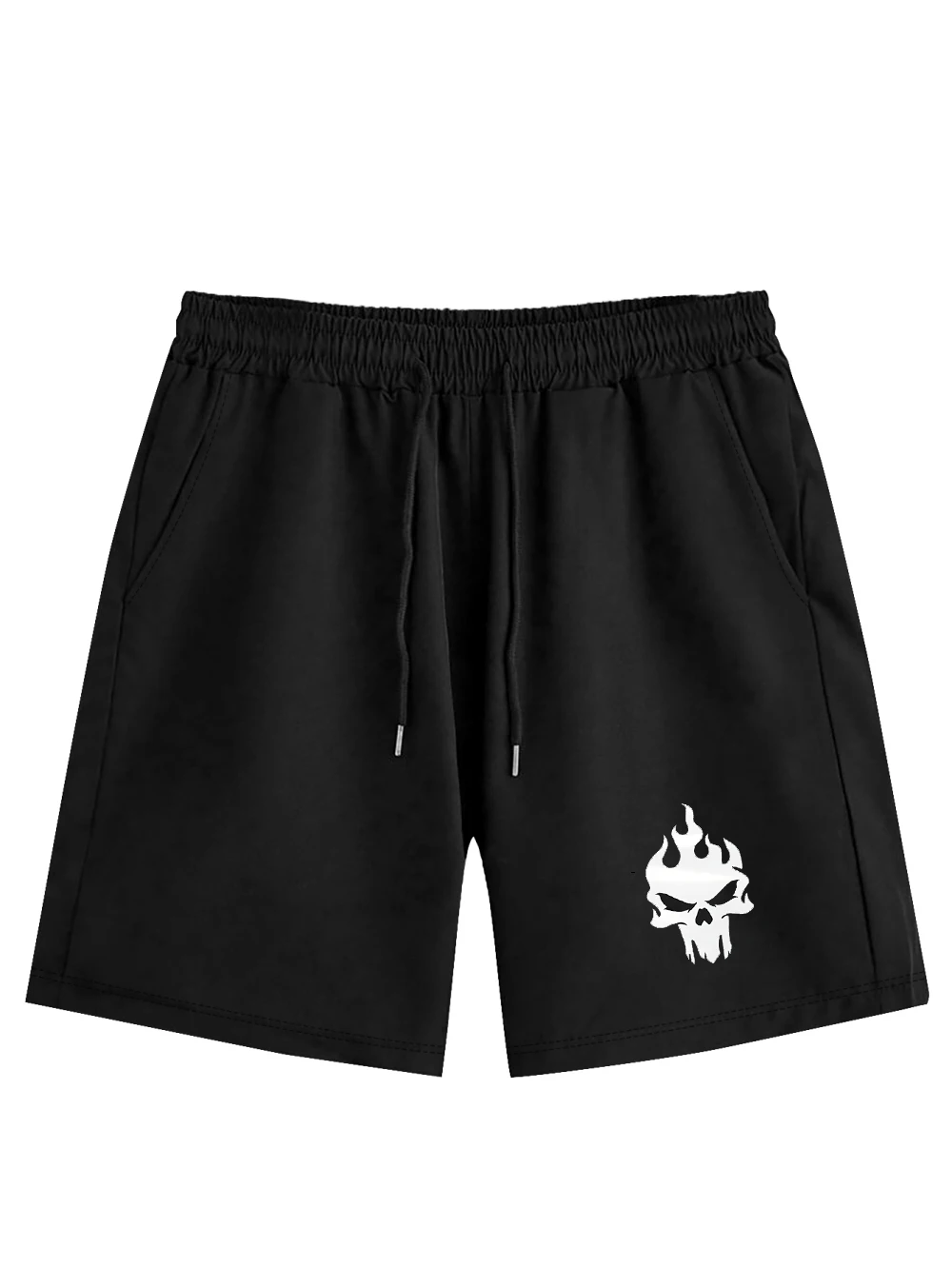 شورت رياضي رجالي صيفي جديد لعام 2025 للتدريب على اللياقة البدنية على الشاطئ مصنوع من القطن مطبوع عليه شريك مريح ورائع
