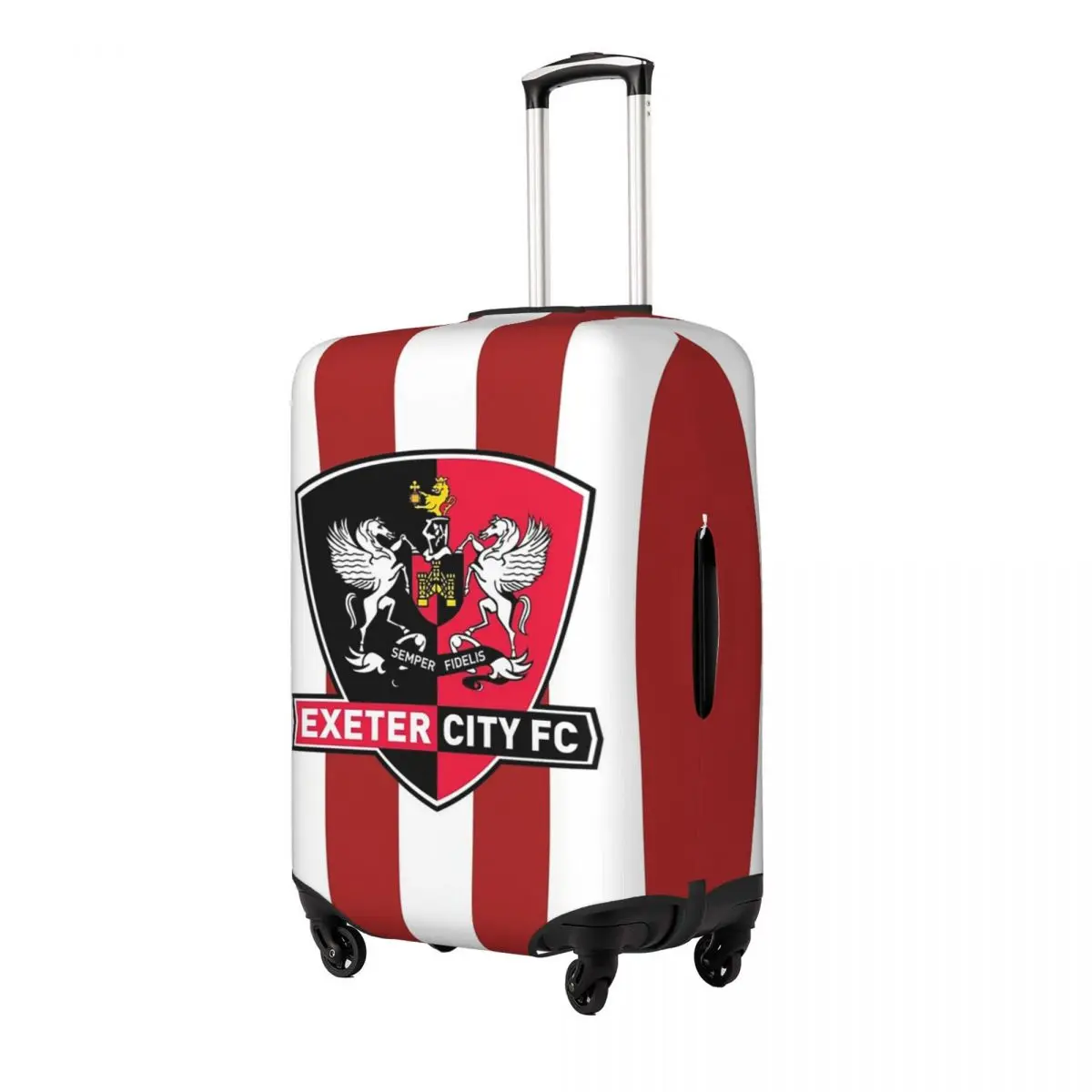 

Exeter City FC Suitcase Cover Protection Elastic Travel Luggage Protector Covers for 18-32 Inch