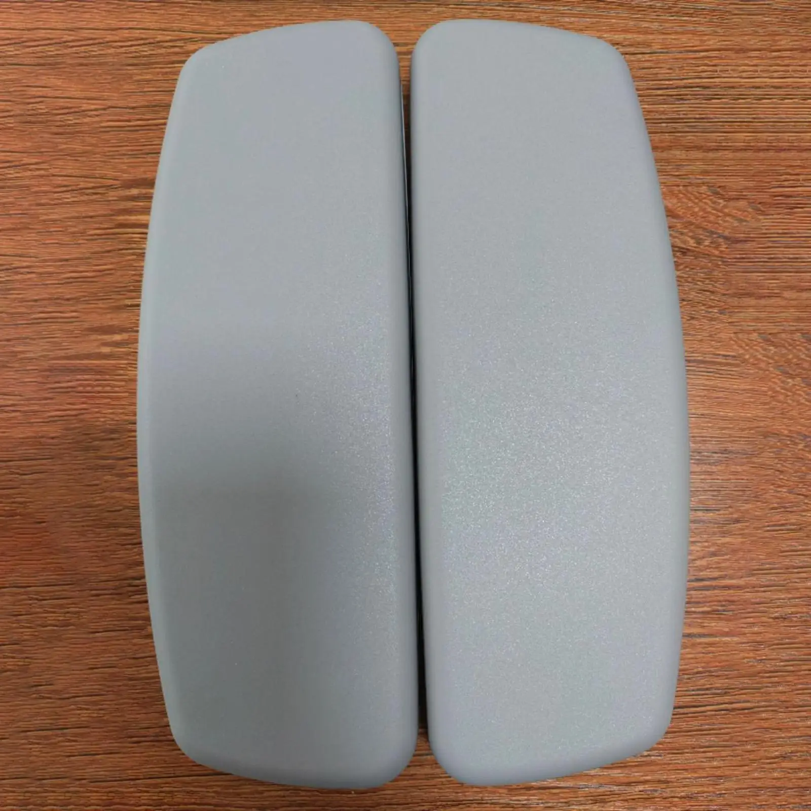 

2Pcs Office Chair Armrest Arm Pads Replacement TPU Waterproof with Mounting Holes Easy to Install Desk Chair Arms Gray