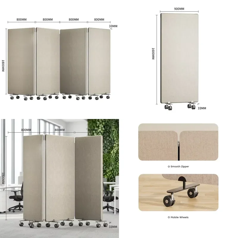 ASTM E84 Polyester Acoustic Office Divider Screen PET Acoustic Divider Screen for Commercial Acoustic Space