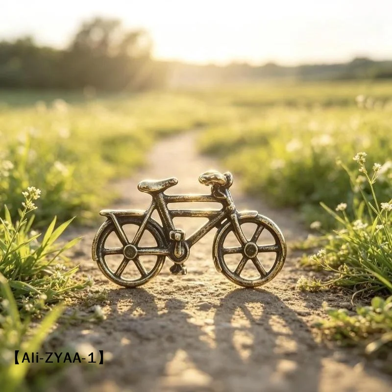【A】Mini Alloy Bicycle Figurine Retro Antique Finish Exquisite Detail Home Decor Gifts For Cycling Lovers
