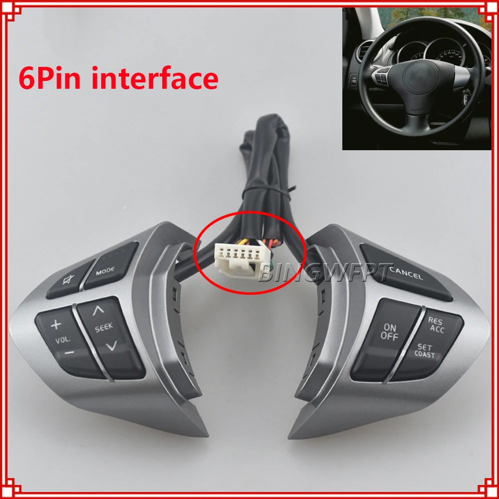 

Steering Wheel Button For Suzuki Grand Vitara 2006 2007 1.6 MT 3-door edition Audio Volume Cruise Control Buttons Switch