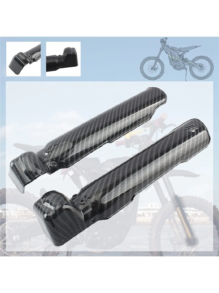 AliExpress A04E-Front Fork Guards Cover Shock Protection For Sur Ron Surron Light Bee S/X X160/X260 Dirt Bike ,Carbon Fiber Pattern