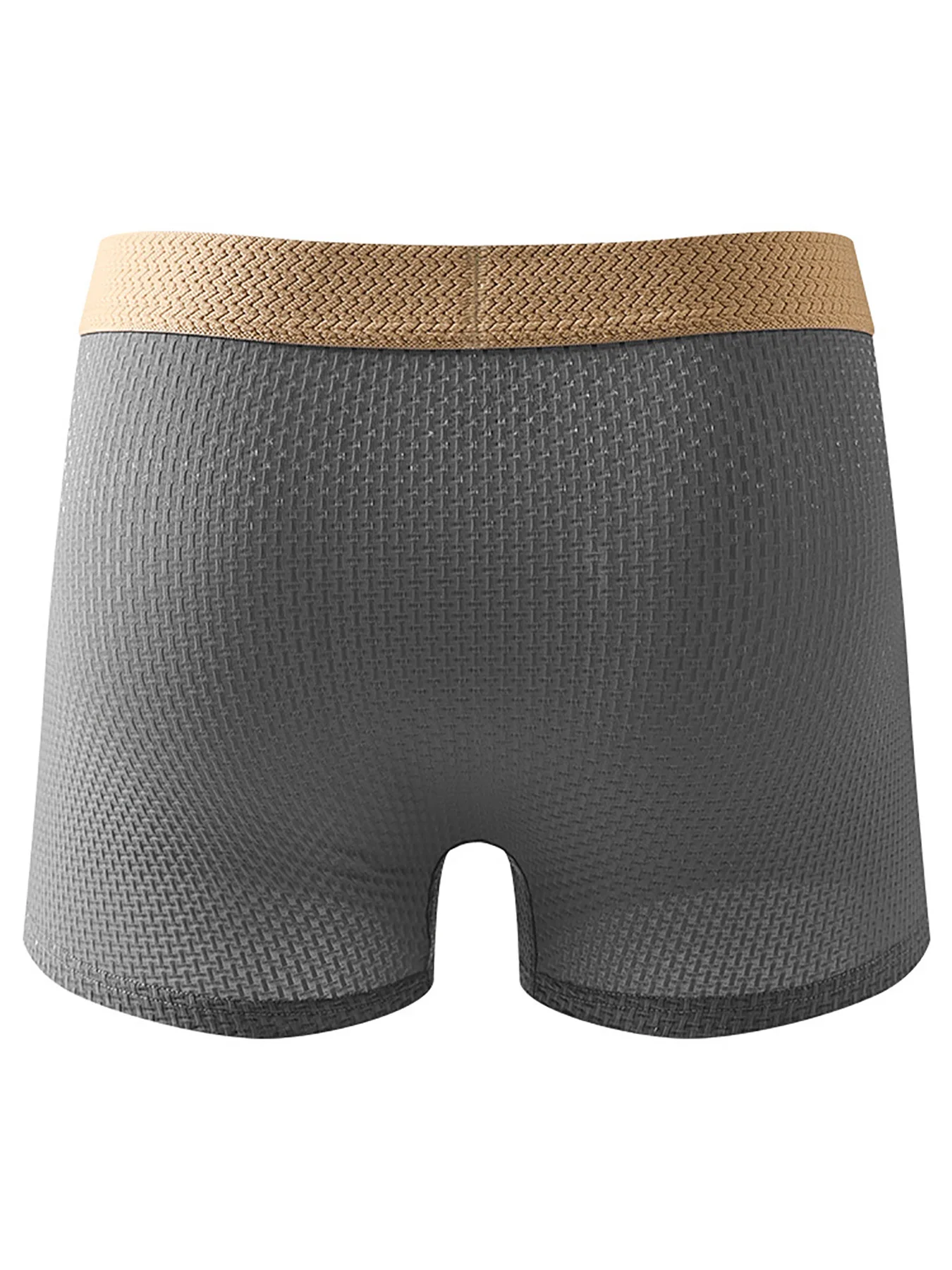 2PCS Ice Silk Men's Underwear, Comfortable, Breathable, Casual and Daily Underwear, Sports Elastic Underwear Set