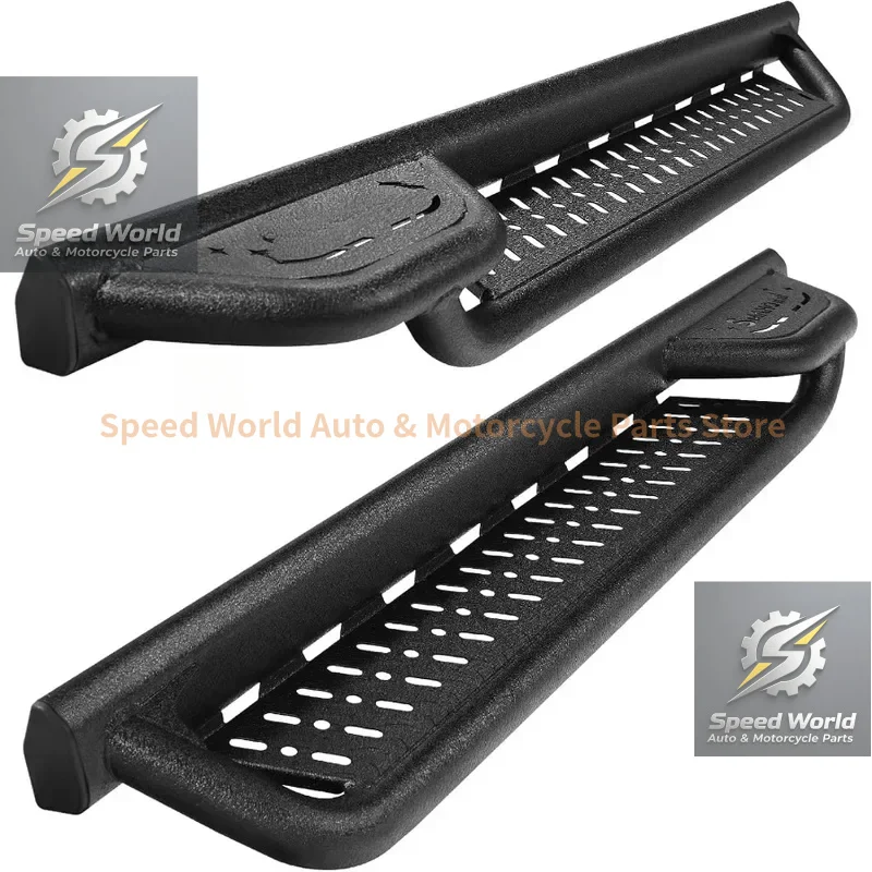 Boards Compatible With 20212025 2 Door Bronco For Enhanced Vehicle Access And Safety Black Textured Side Step