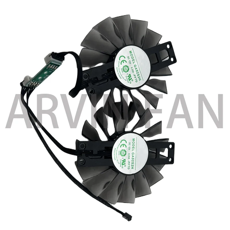 Ventilador para tarjetas de vídeo, Enfriador de GPU, 90MM, para GTX 1060, GTX1060 Gainward, FD9015U12S GA92S2H, Juego de 2 unidades