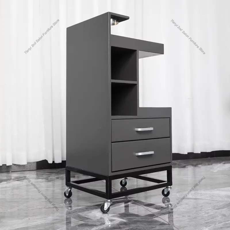 Nordic Barbershop Salon Trolley Hairdressing Salon Hairstylist-specific Storage Tool Cabinet Barber Storage Salon Furniture FYST