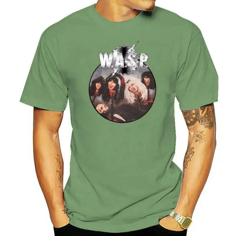 W.A.S.P. Heads Heavy Hair Metal Wasp Ratt Quiet Riot Dokken Unisex T Shirt 48 New Fashion For Men Short Sleeve top tee