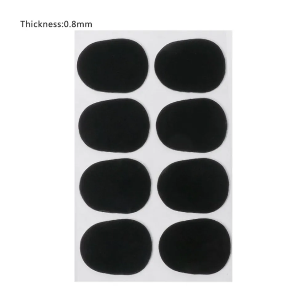 8pcs Sax Alto/Tenor Saxophone Mouthpiece Cushions 0.5mm/0.8mm Sax Mouthpiece Patches Pads For Alto Tenor Saxophone Protect