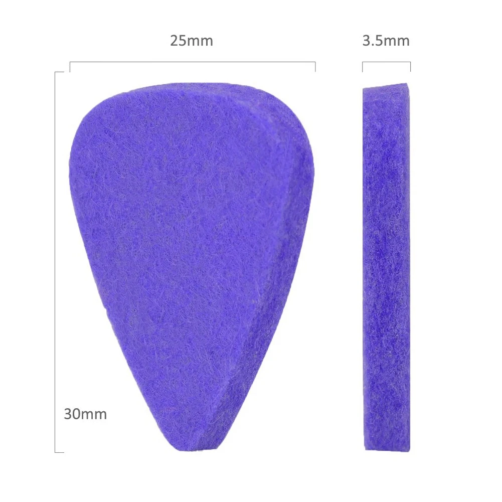 Ukelele Picks Vilten Picks/Plectrums Voor Ukelele En Gitaar, 8 Stuks Plectrums, Meerkleurig