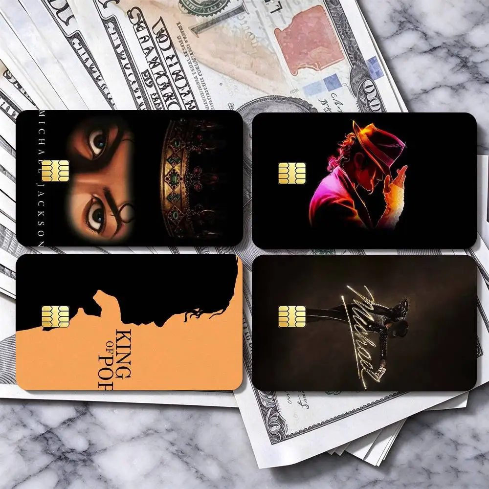 Michael Jackson King Of Pop  Credit Card HD Stickers Premium matte film effectively prevents fingerprints and daily abrasion.