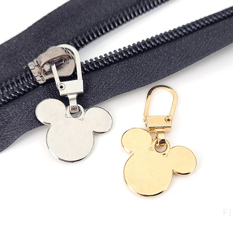 [YU]5PCS Detachable Zipper Puller Tab Small Hole Cartoon Multi-functional Bag School Bag Clothes Universal Zipper - Image 3
