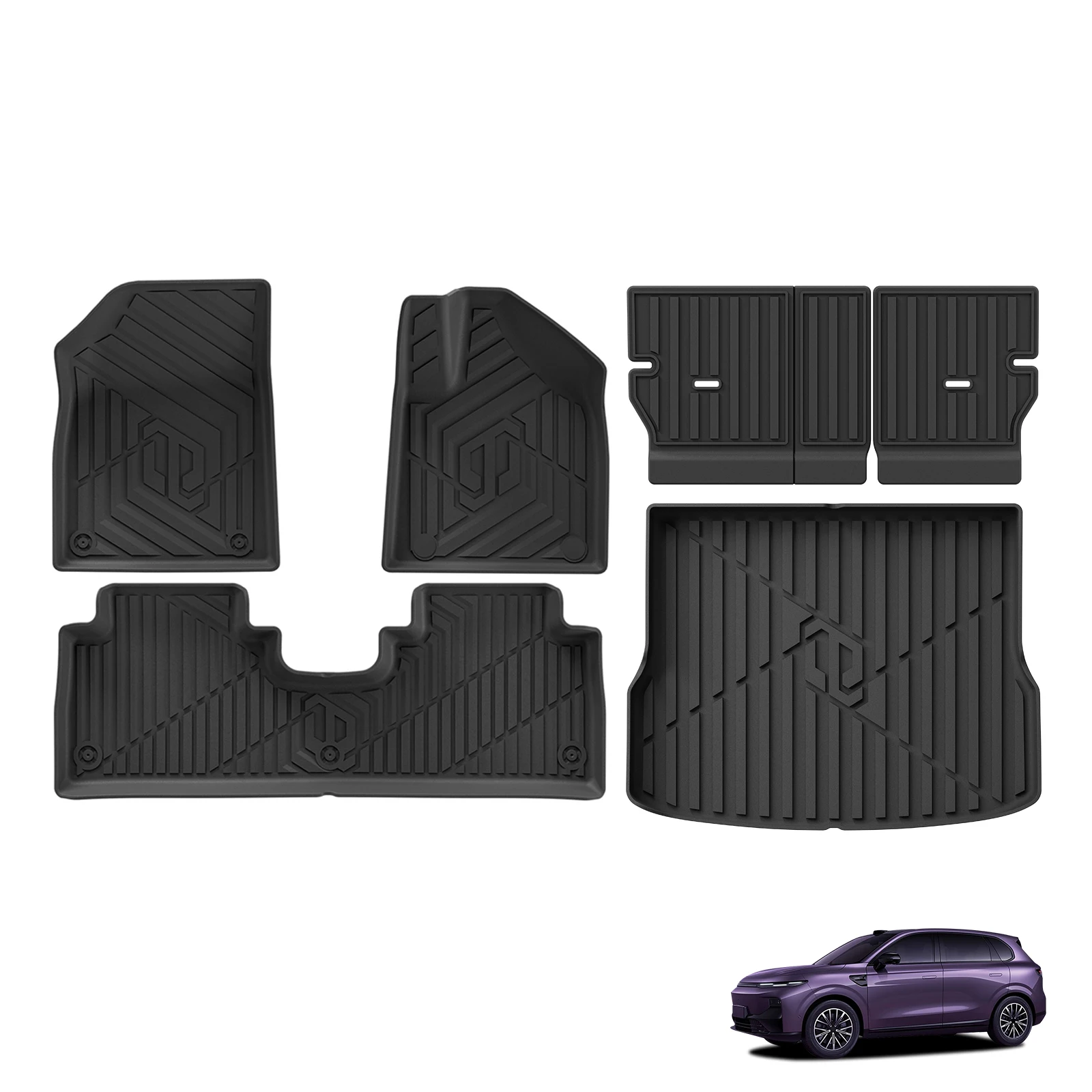 LUCKEASY for Leapmotor B10 2025 2026 Car Floor Mats Protective Mat Accessories Cargo Liner Trunk Mat Only Fit Right Hand Drive image 3