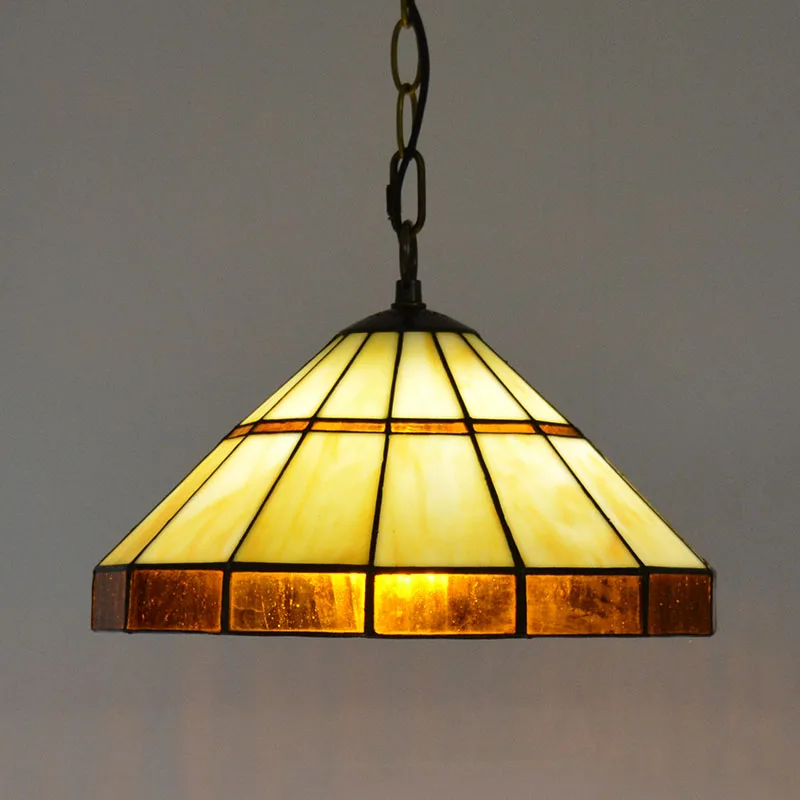 Dorchester Tiffany Ceiling Light Single Bulb Fitting stained glass lamp home table lamp