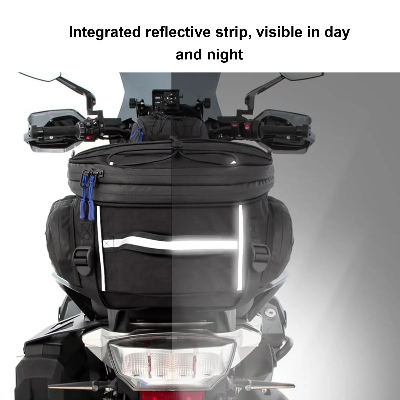 Multifunctional Motorcycle Rear Rack Tail Bag With Rain Cover, Aftermarket Replacement For BMW R1250GS R1200GS F850GS F750GS