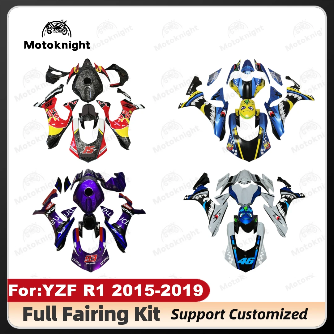 

NEW ABS Motorcycle Fairings Kit fit For YAMAHA 2015 2016 2017 2018 2019 R1 YZF1000 YZF-R1 Bodywork full fairing body kit