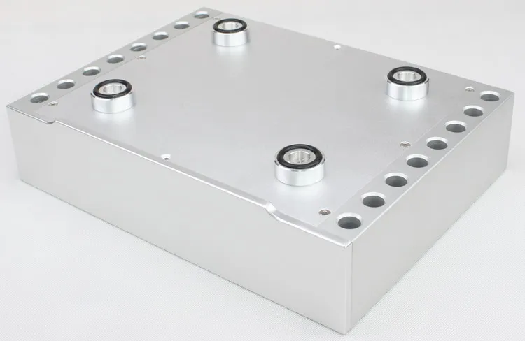WA72 Aluminum Enclosure Preamp Chassis Power Amplifier Case/box Size 270*360*86mm view 3
