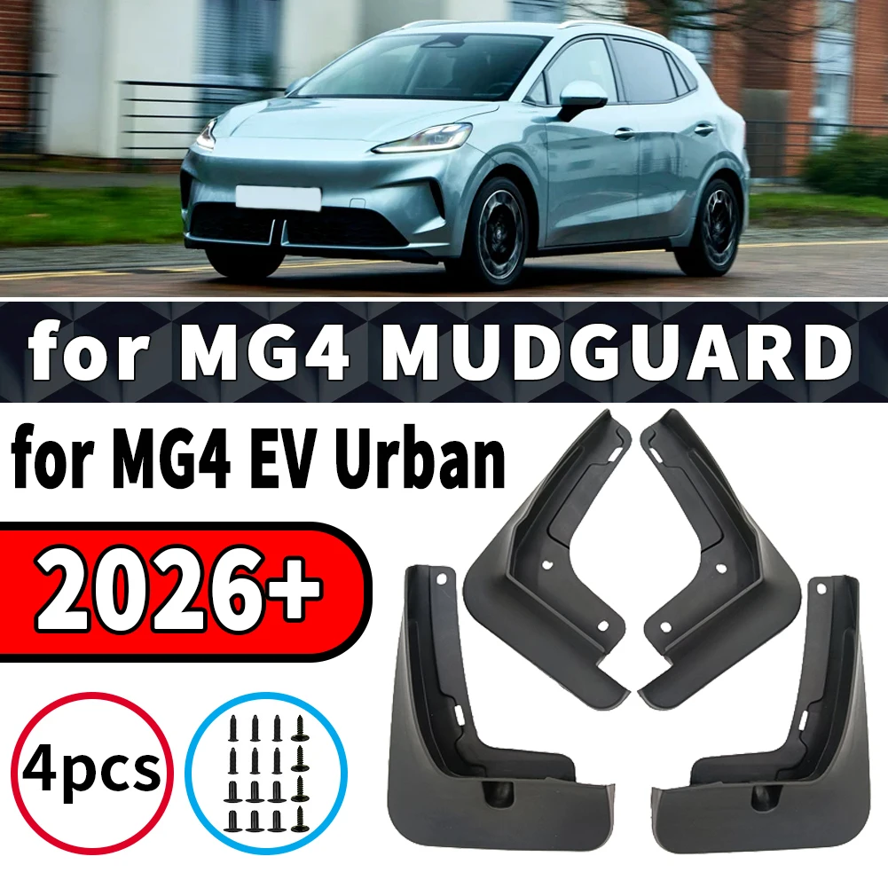 

MudFlaps Accessories for MG4 MG 4 EV Urban 2026 2027 Mudguards Mud Flaps Splash Guards Front Rear Wheels Fender Car