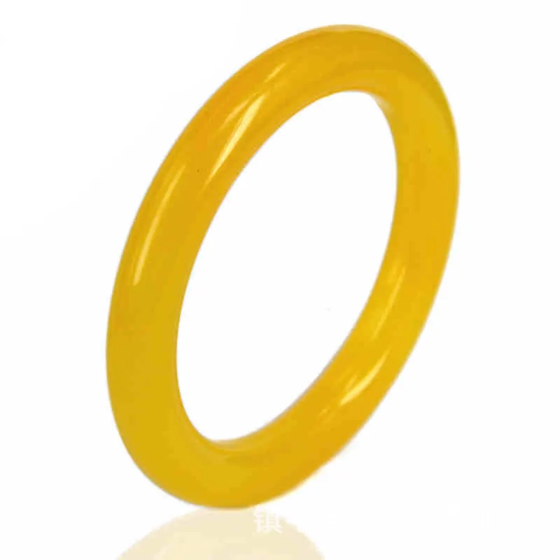 Yellow Round Women, Jade , Chalcedony , Agate Bracelet, Girlfriend