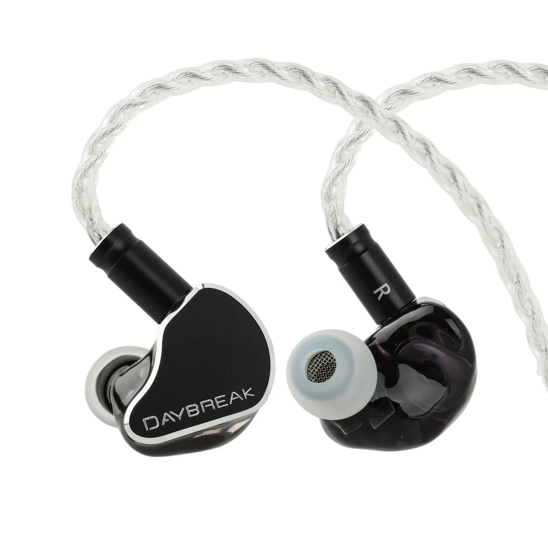 CrinEar Daybreak 1DD+2BA+2MPT (Micro-planar Tweeters) Driver In-Ear Headphones with Fully-Filled Resin Shell Design