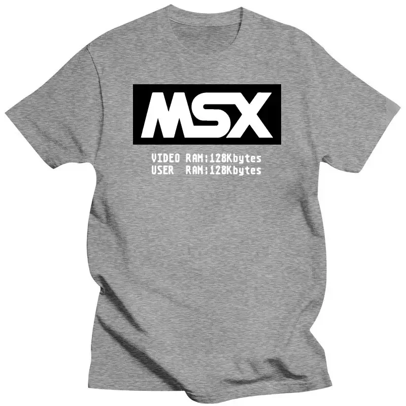 Mens Clothing  Men Tshirt MSX BIOS T Shirt Classic T Shirt Women T-Shirt Tees Top