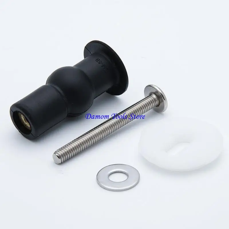 57BE 1 Pair Toilet Lid Screws Universal Toilet for Seat Expansion Screw Hinges Tool Fixing Screwbolts Tightening Hinge