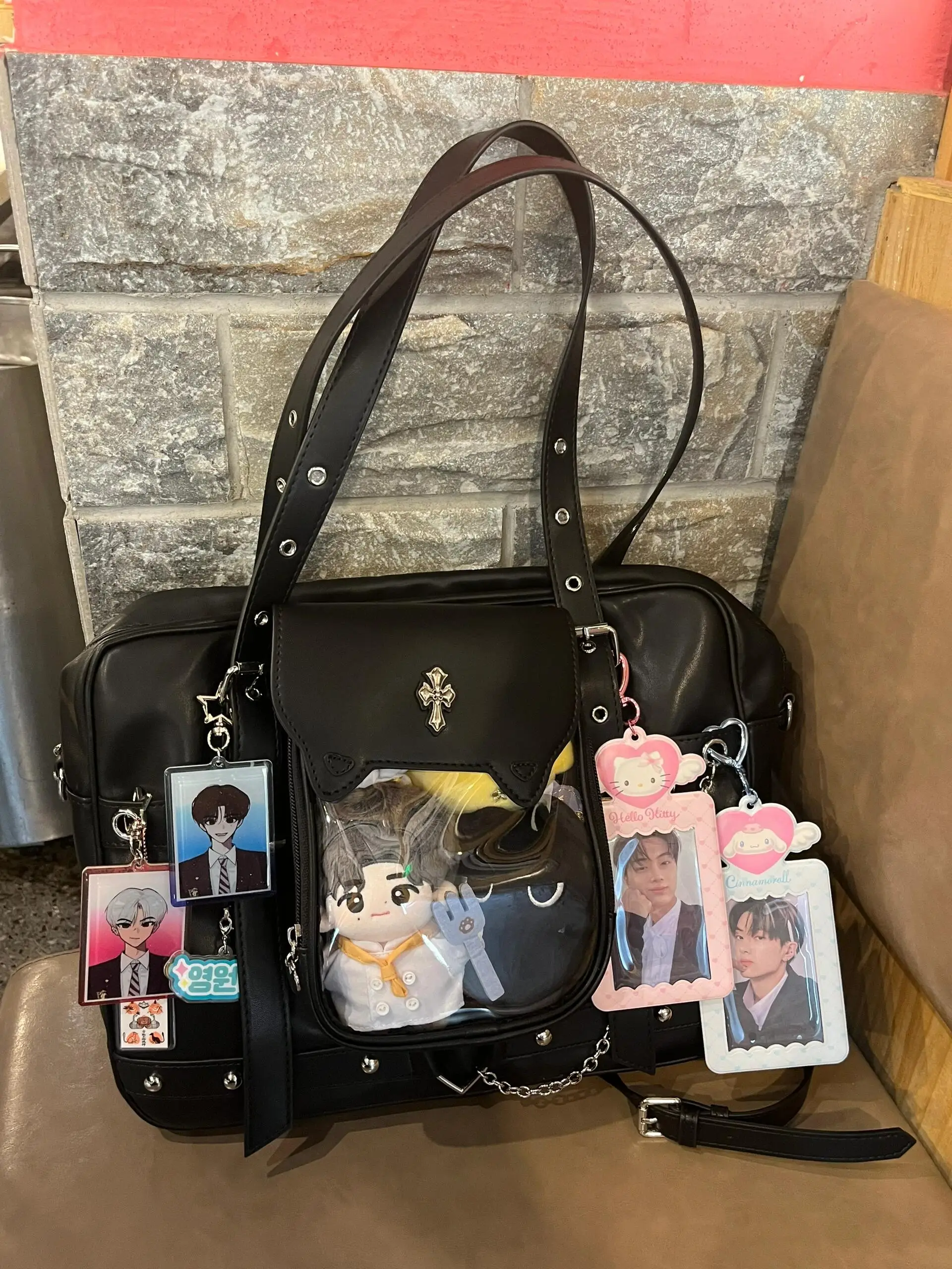 

Cool Trendy Metal Underarm Single oulder Bag for Commuting Spicy Girl Painful Bag Japanese Sle Simple Faion Youth Leisure