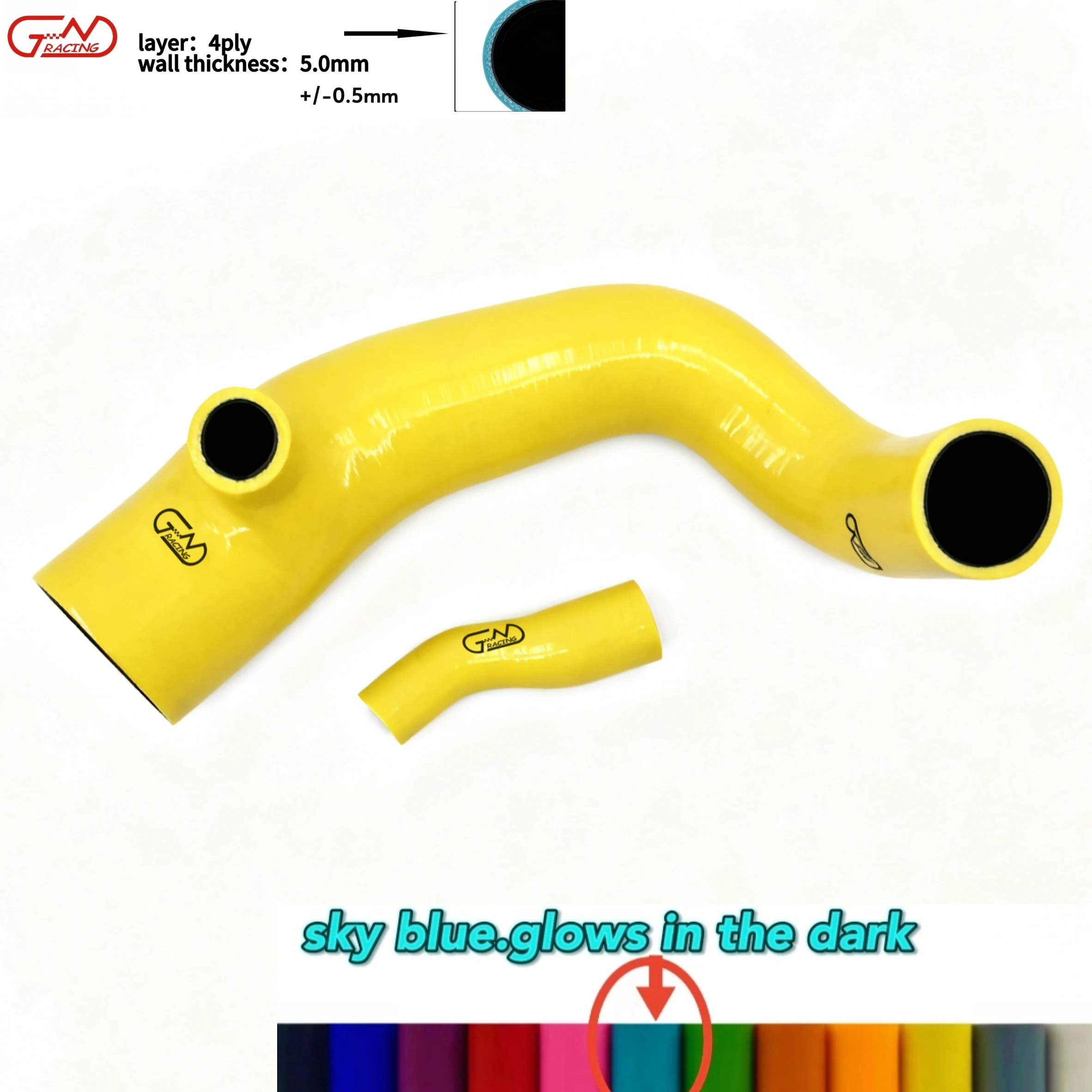 

Силиконовый шланг JNRACING, подходит для MINI COOPER S R55 R56 R57 2007-2012, силиконовый воздухозаборник, силиконовый впускной шланг Turbo