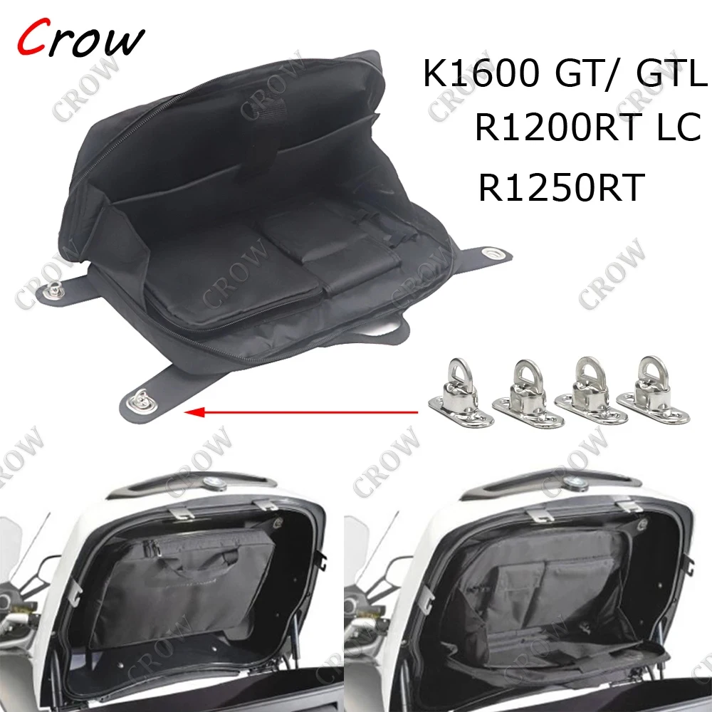 

Black Tour Pak Motorcycle Organizer Lid Storage Bag FOR BMW K1600GT K1600GTL R1250RT R1200RT LC 2021 2019 2018