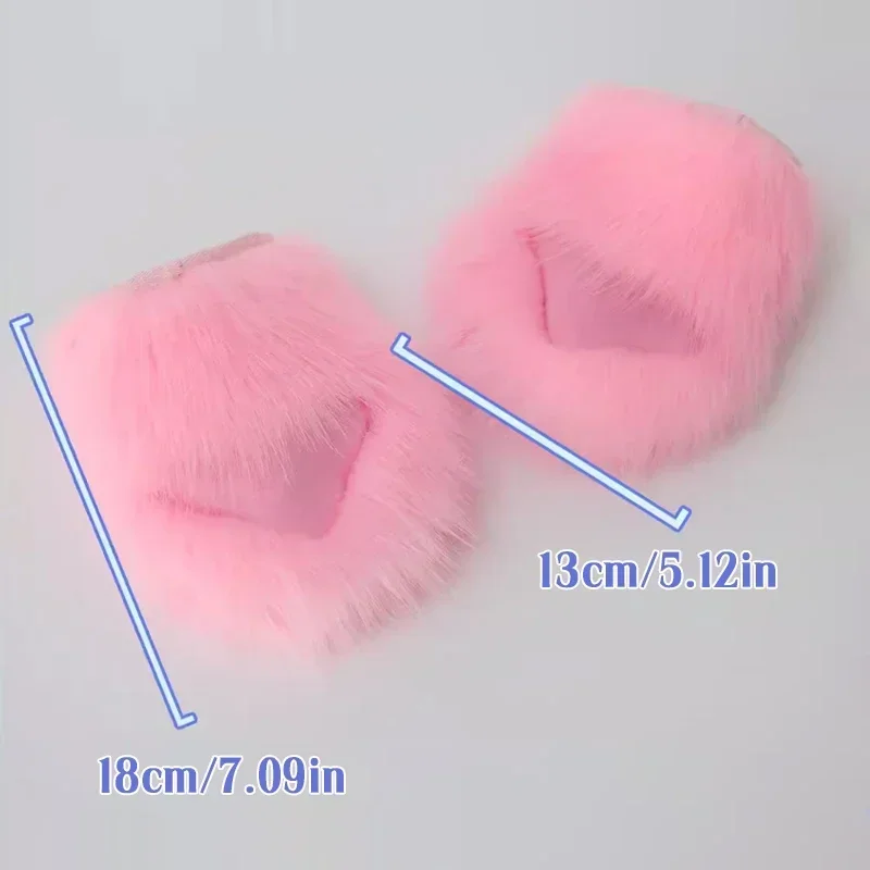 Kigurumi Prop Fursuit Paws Glove Kigurumi Cat Paws Animal Candy Colors Furry Cosplay Fingerless gloves Tiger Cos Accessories