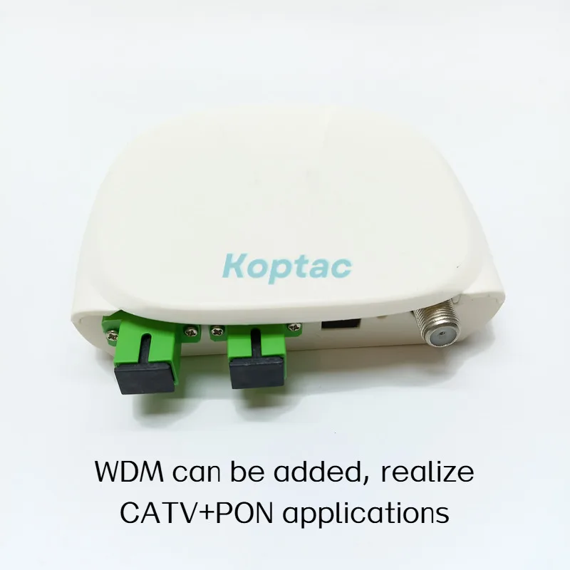 Fiber Optic Receiver FTTH CATV PON Network AGCMini Node WDM Receiver CATV Active Node with RF Port Bandwidth 40-862 &1006MHz