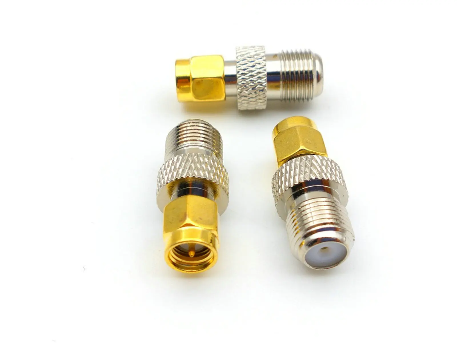 20PCS/50PCS  F Type Female Jack to SMA male plug RF coaxial adapter