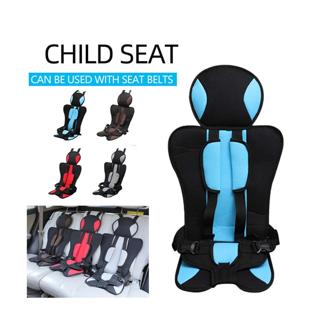 Car Child Safety Seat Simple Portable Baby Cushion Models Universal Seat Belt Fixed Baby Seat Cushion