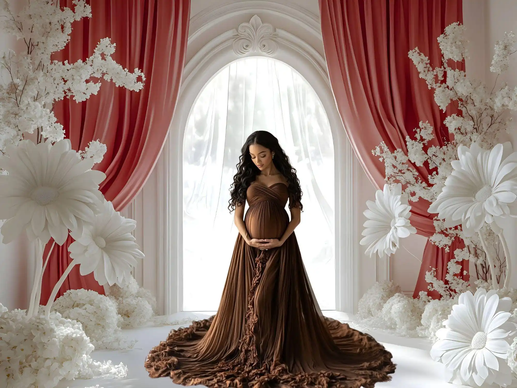 Fondo de fotografía Mehofond elegancia flores rosas habitación adulto cumpleaños boda maternidad retrato decoración telón de fondo estudio fotográfico