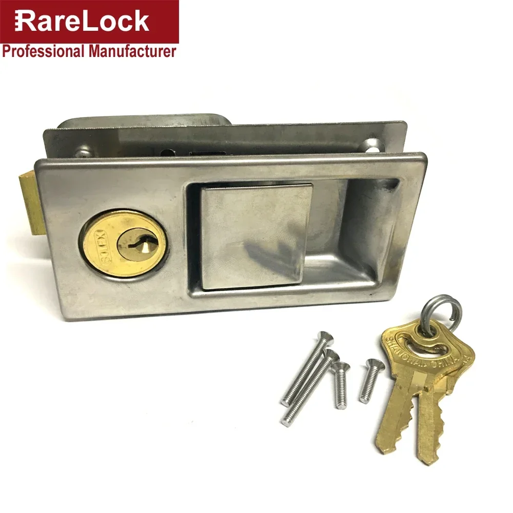 304 Stainless Door Handle Lock for Outdoor Boat Yacht Storage-box Women Wardrobe Jewelry Box Motor Cabinet DIY Rarelock MS528 i