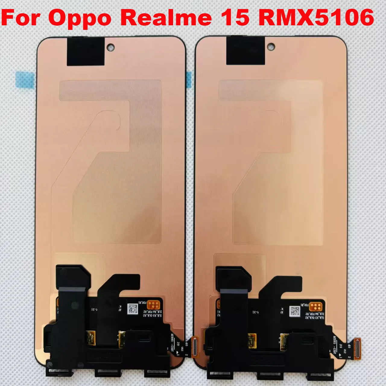 오리지널 AMOLED 144Hz 신형 6.8'' 오포 리얼미 15 프로 RMX5101 LCD 디스플레이 스크린 터치 디지타이저 리얼미 15T RMX5106 LC…