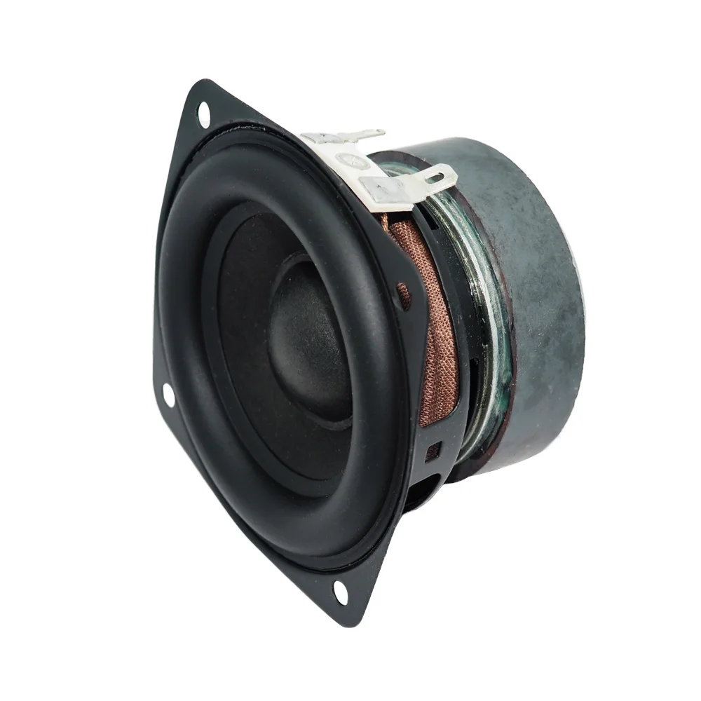 1 pz 78 MILLIMETRI 4 Ohm 15 W Subwoofer Altoparlante 3 Pollici Tappo Convesso Bass Quadrato Woofer FAI DA TE Scaffale Altoparlanti Hifi Home Sound