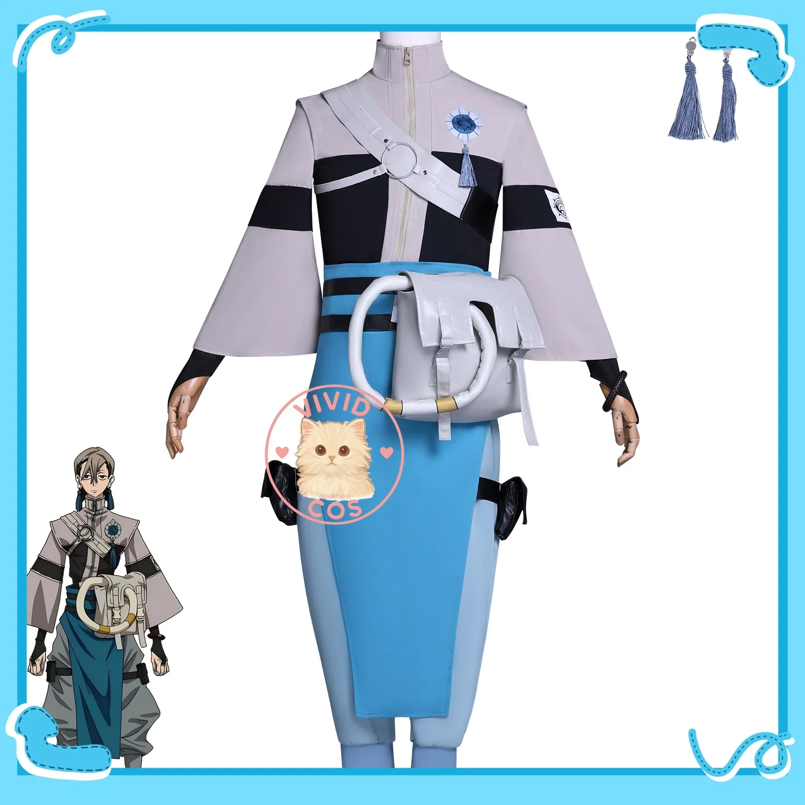

Haiboku Senki Zanka New Version Two-dimensional Anime Cosplay Costume Role-playing As Characters with Outfits Anime-style Comic