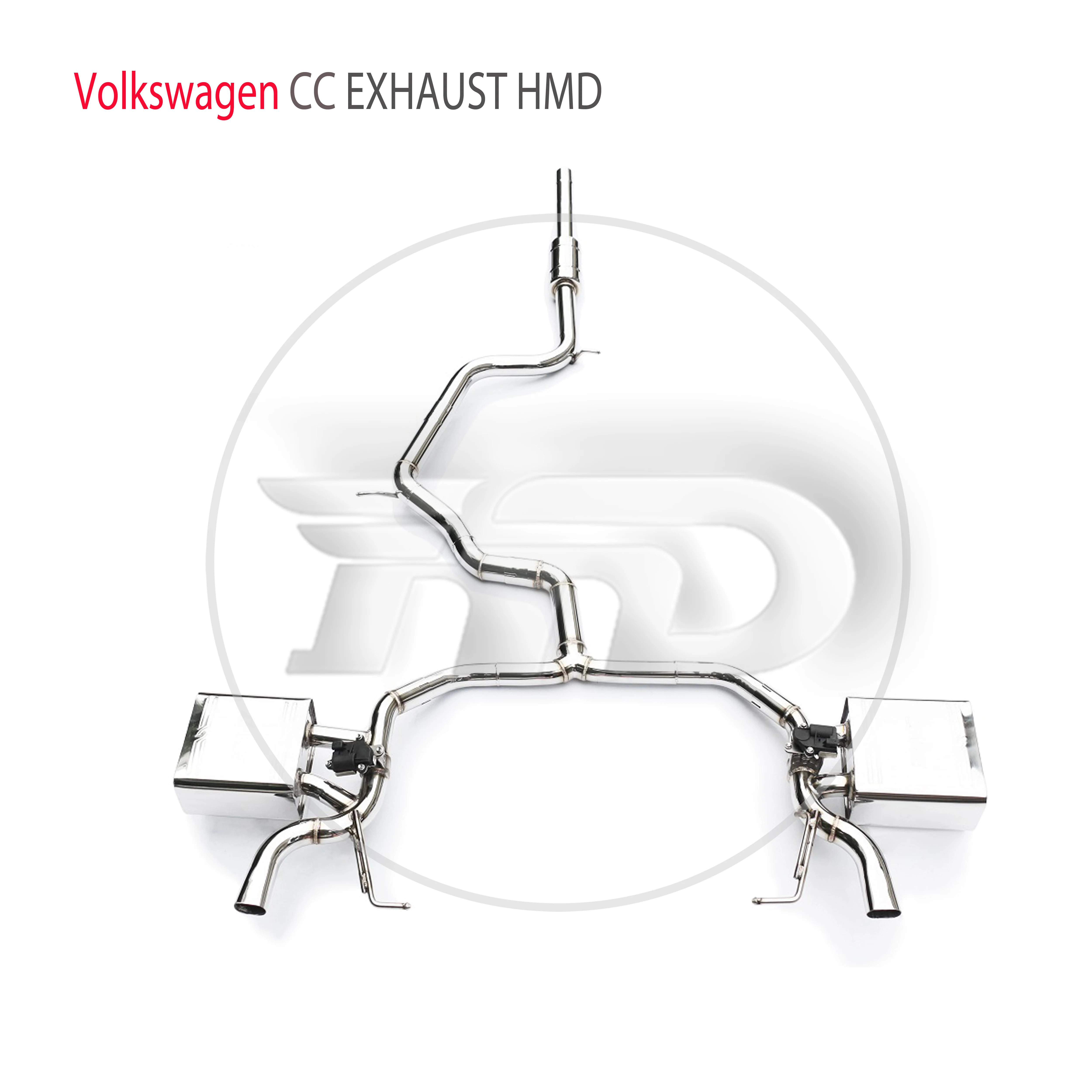 

HMD Stainless Steel Exhaust System Performance Catback is Suitable for Volkswagen CC 2.0T Car Muffler