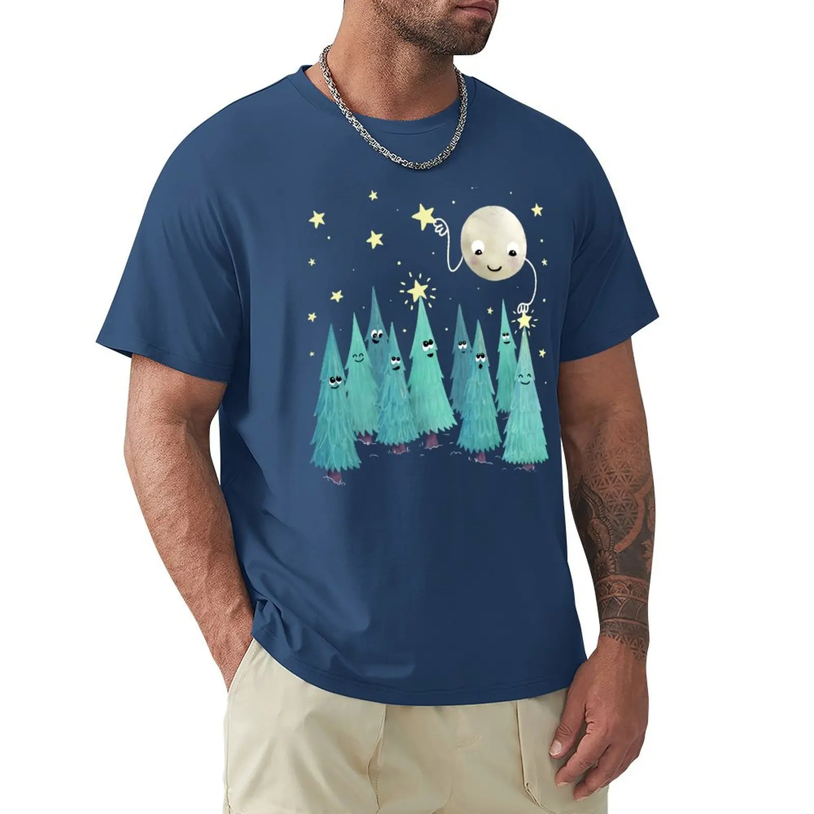 Twinkle, Twinkle, Christmas Star T-Shirt summer clothes vintage clothes summer tops plus size tops Men's clothing