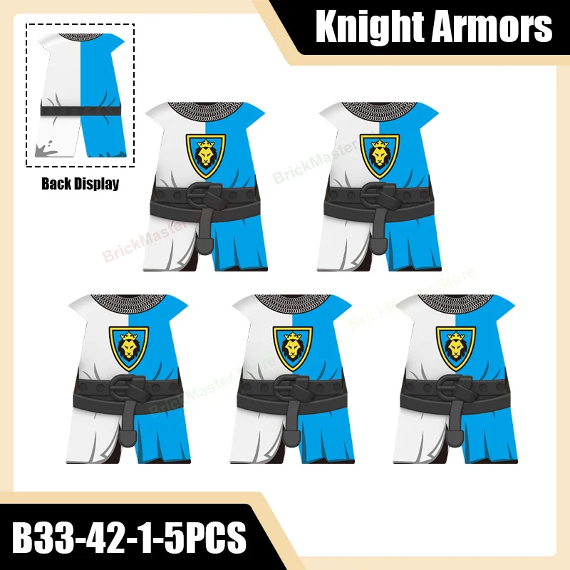 Medieval Military Castle Knight Building Blocks Templar Teutonic Rider Shield Spear DIY Soldier Figure Parts Toy Gift Bricks Set - view 6