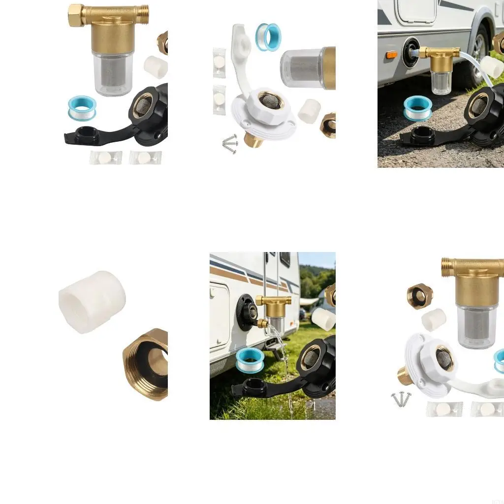 

Reusable 40 Mesh Stainless Steel Screen Liquid Purification System Brass Housing D7YA