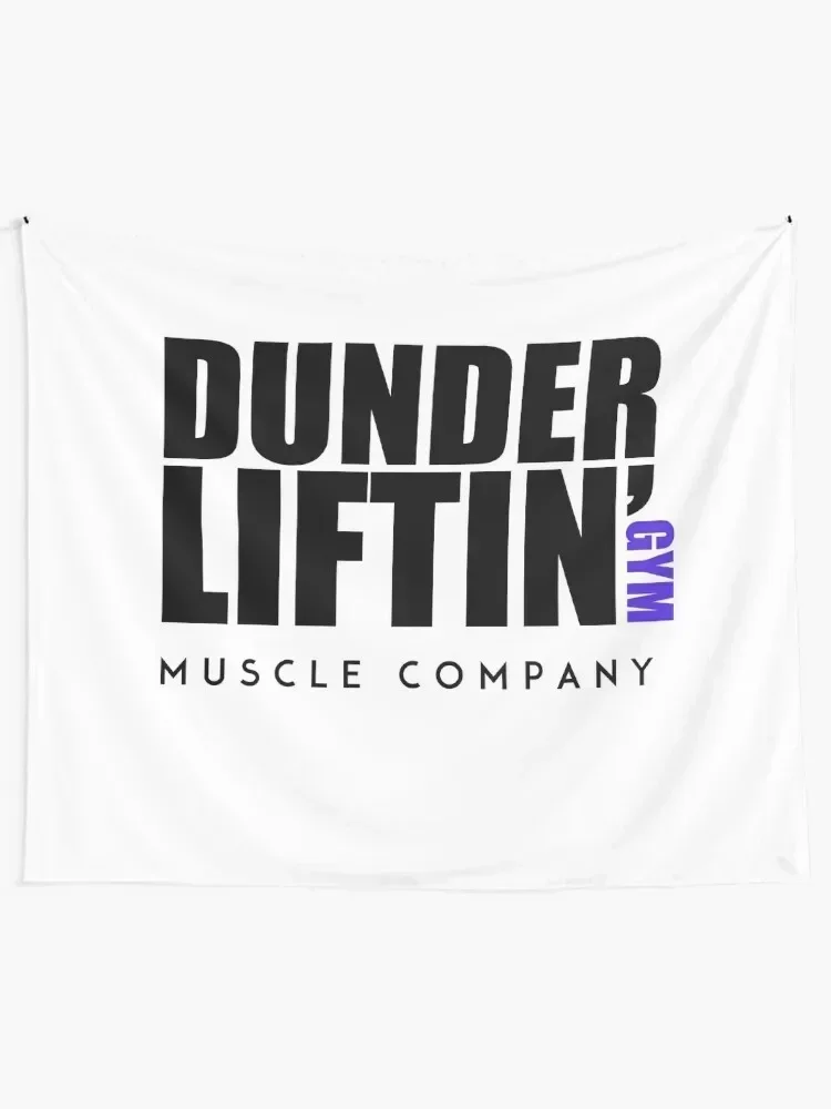 Dunder Lifting Gym Muscle Company Tapestry Decoration Aesthetic Home Decor Accessories Tapestry