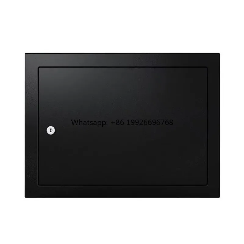 

Best-Selling Black Premium Durable Safety Case Home Safe Mechanical Metal Jewellery Box with Key Lock manufacturer