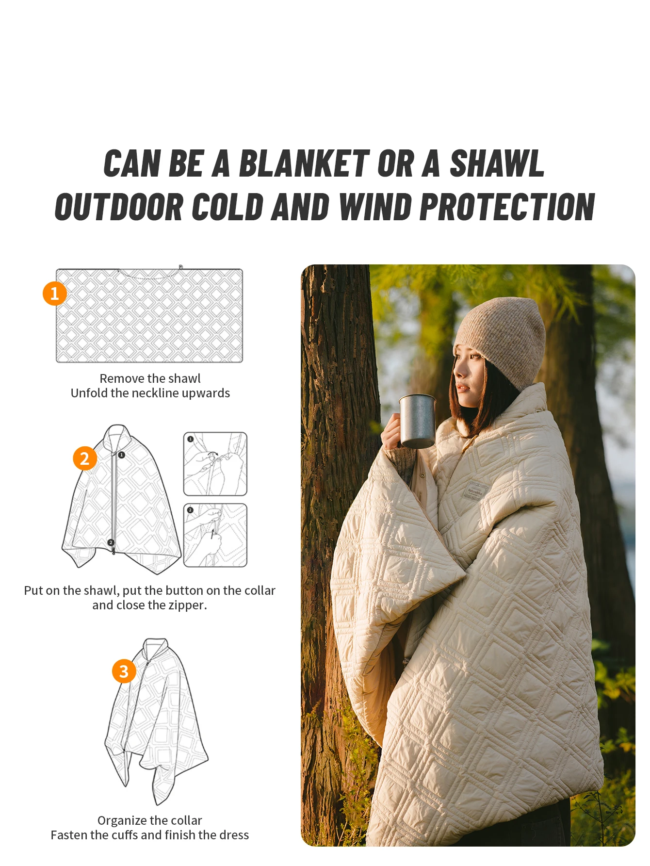 Naturehike Electric Heated Blanket Winter USB Heating Blanket Camping Warm Sleeping Bag Liner Outdoor Shawl Thermal Sleeping Bag