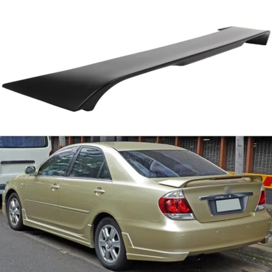 

Rear Trunk Spoiler Wing with 3rd Brake Light for 2002-2006 Toyota Camry ABS Black Performance Styling