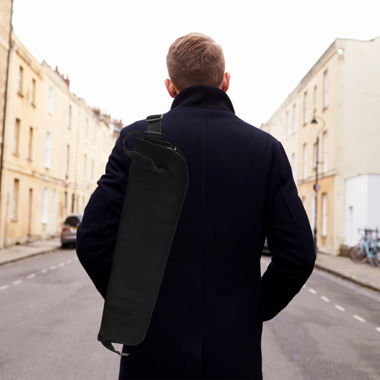 Torba podróżna na pałki perkusyjne z paskiem na ramię, etui na pałki, torba do przechowywania pałek perkusyjnych.