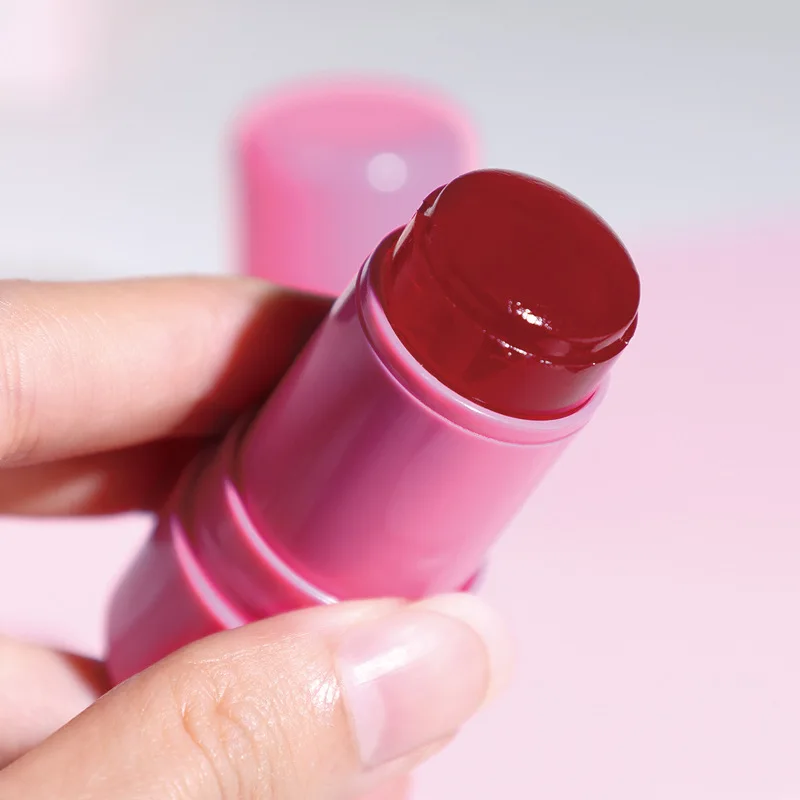 Jelly Blush Stick Niestandardowe logo Plama policzkowa Róż do policzków Odcień w sztyfcie Pigment do makijażu Wegańska twarz Naturalna sprzedaż hurtowa